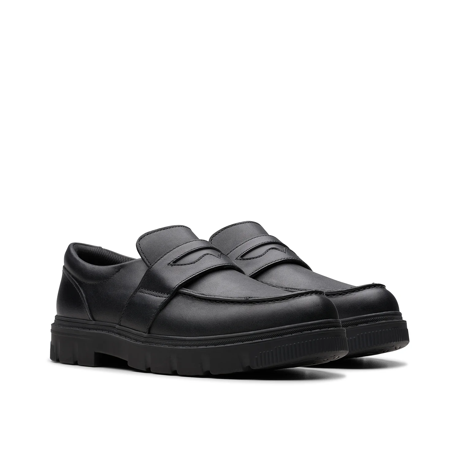 Boys - Lorcam Craft Youth Black Leather - Image 4