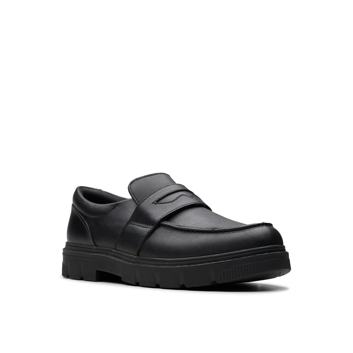 Boys - Lorcam Craft Youth Black Leather - Image 7