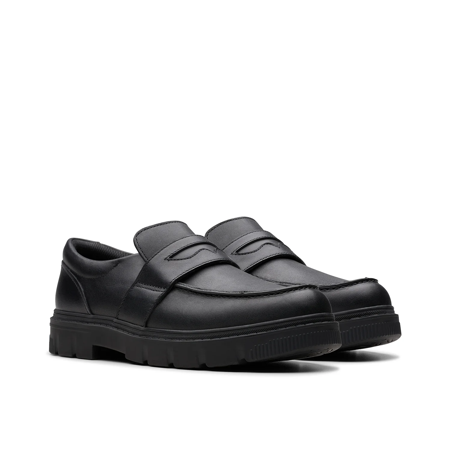 Boys - Lorcam Craft Youth Black Leather - Image 4