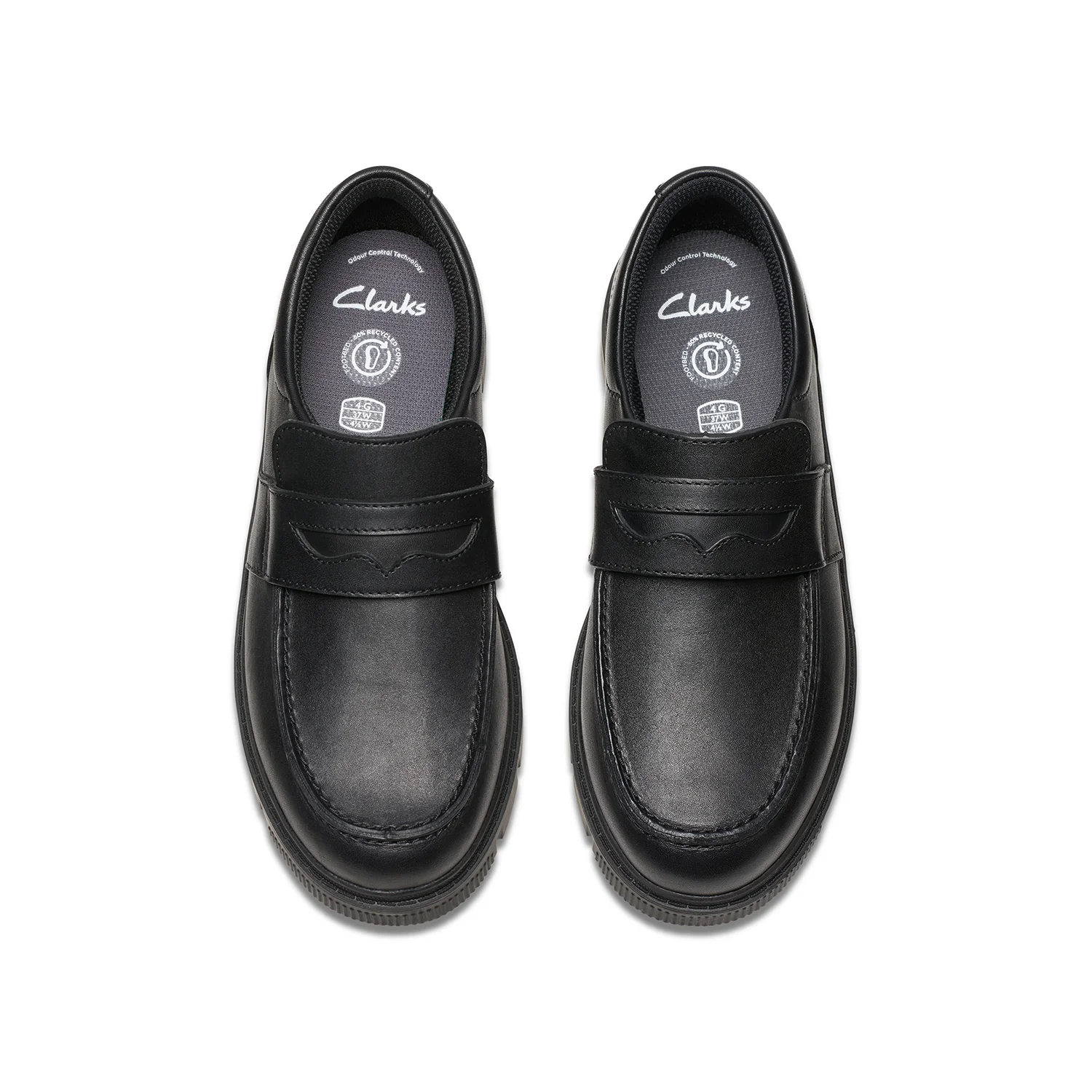 Boys - Lorcam Craft Youth Black Leather - Image 6