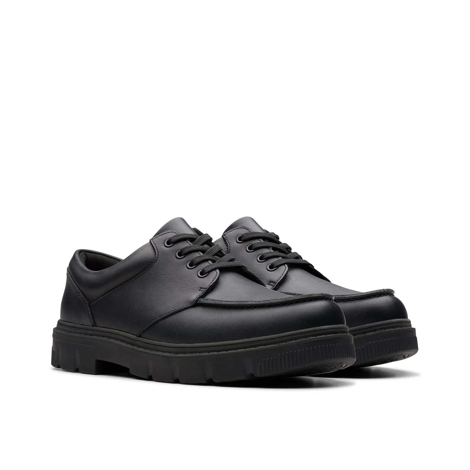 Boys - Lorcam Edge Youth Black Leather - Image 4