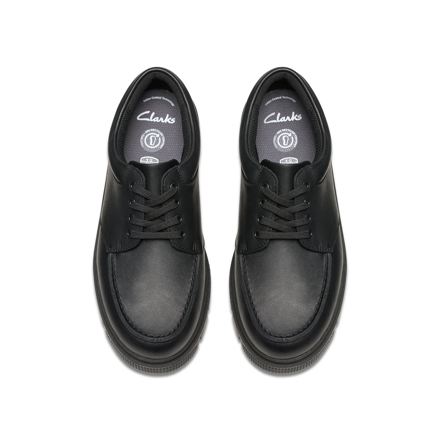 Boys - Lorcam Edge Youth Black Leather - Image 6