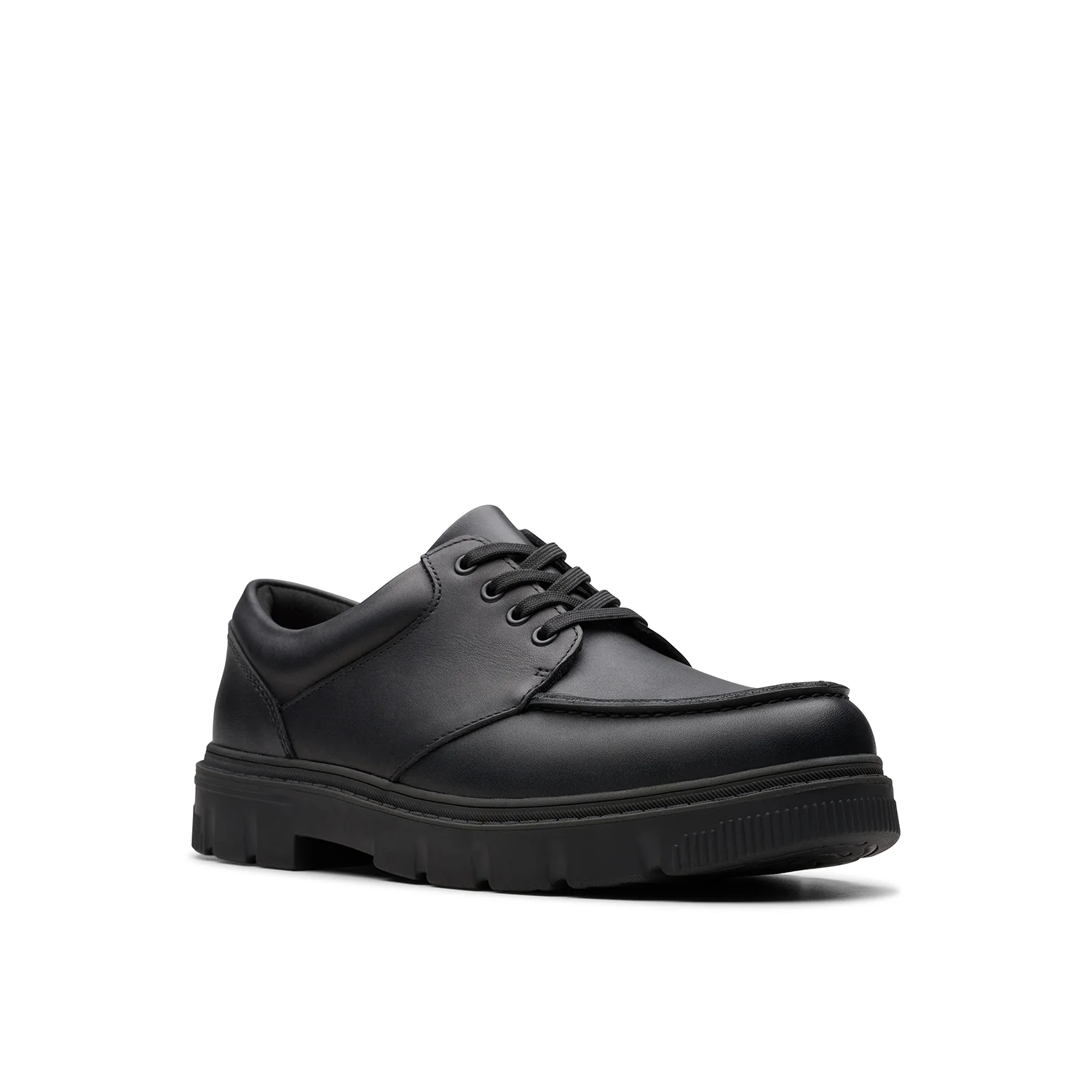 Boys - Lorcam Edge Youth Black Leather - Image 7