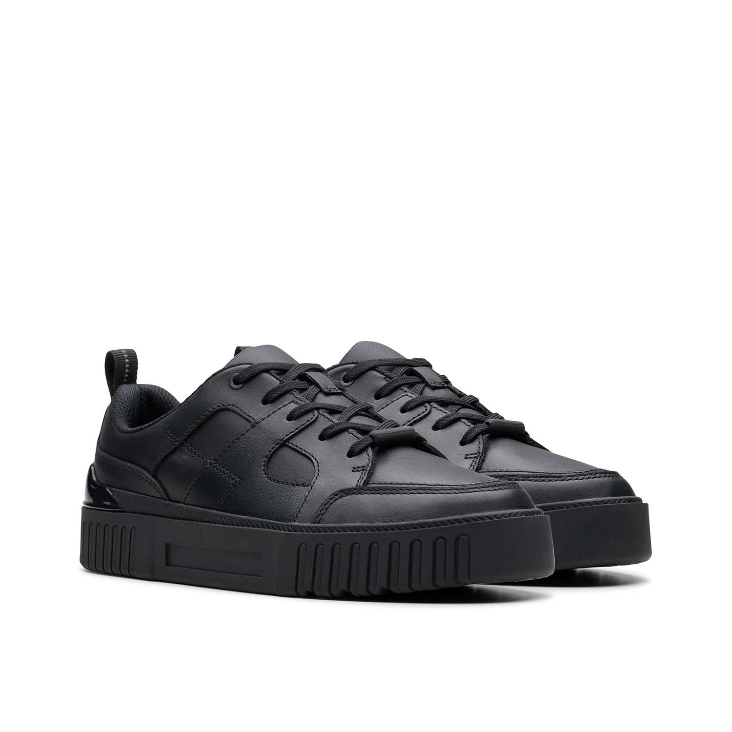 Boys - Oslo Flare Youth Black Leather - Image 4