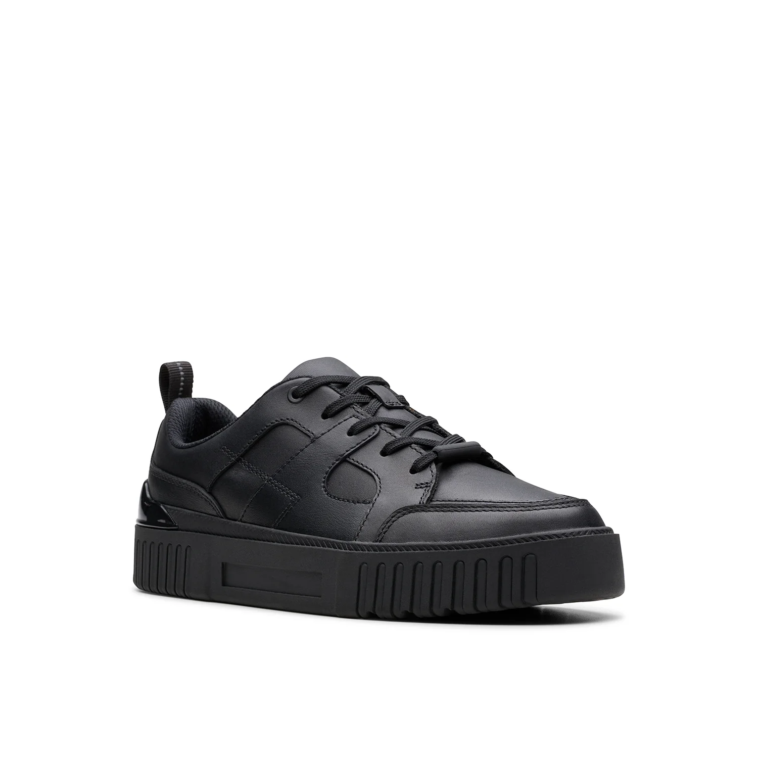 Boys - Oslo Flare Youth Black Leather - Image 7