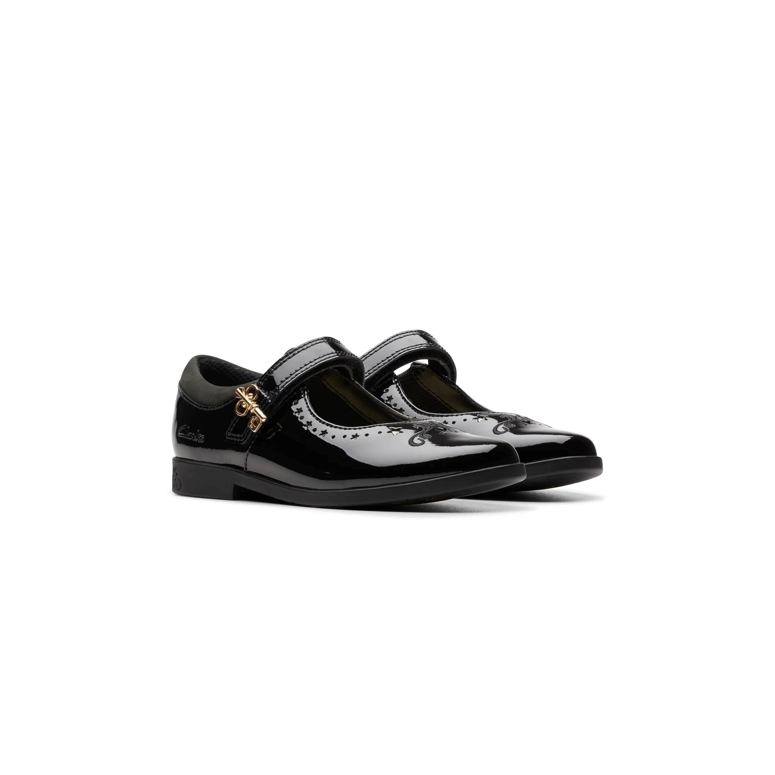 Girls - Lock Magic Kid. Black Patent - Image 4