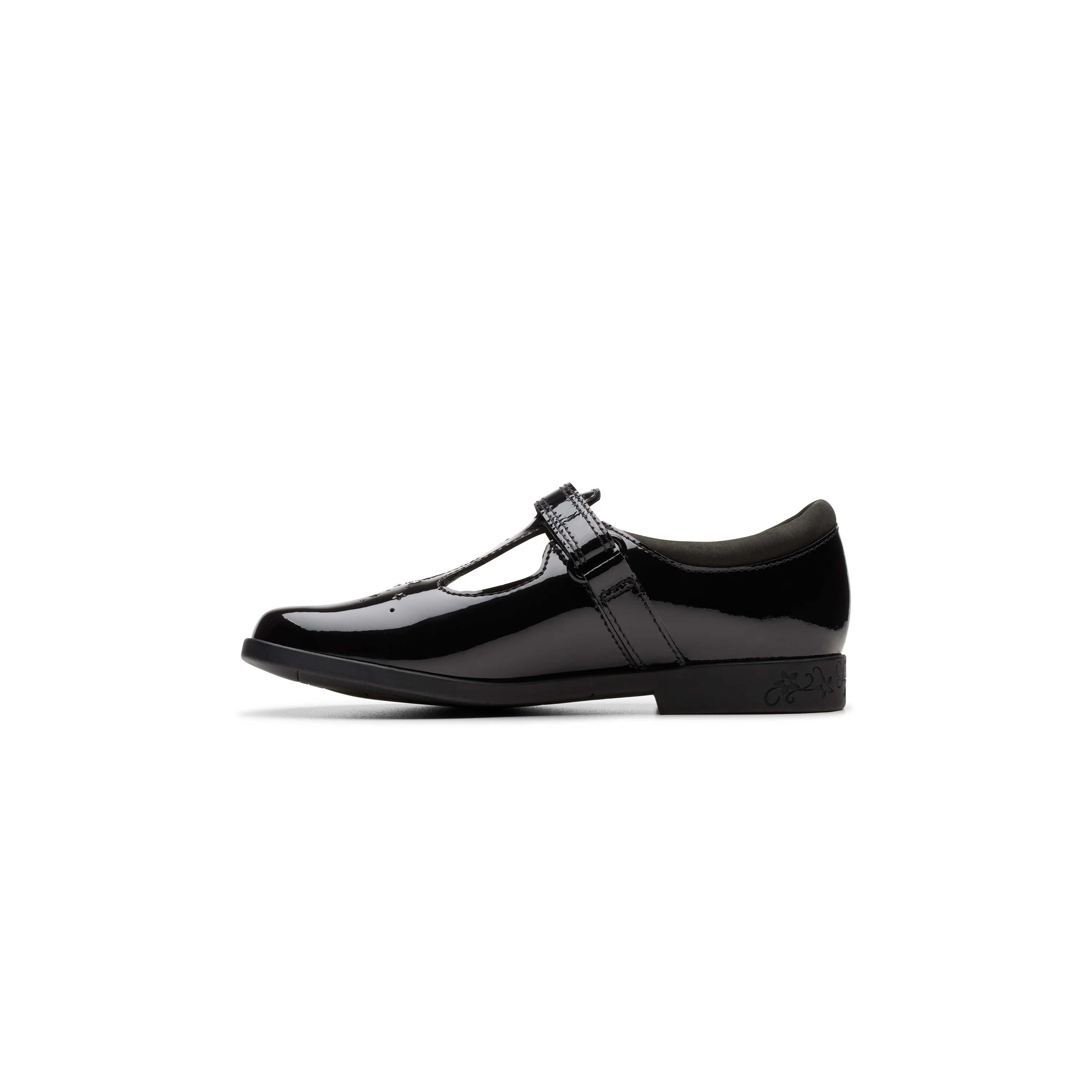 Girls - Lock Shine Kid. Black Patent - Image 2