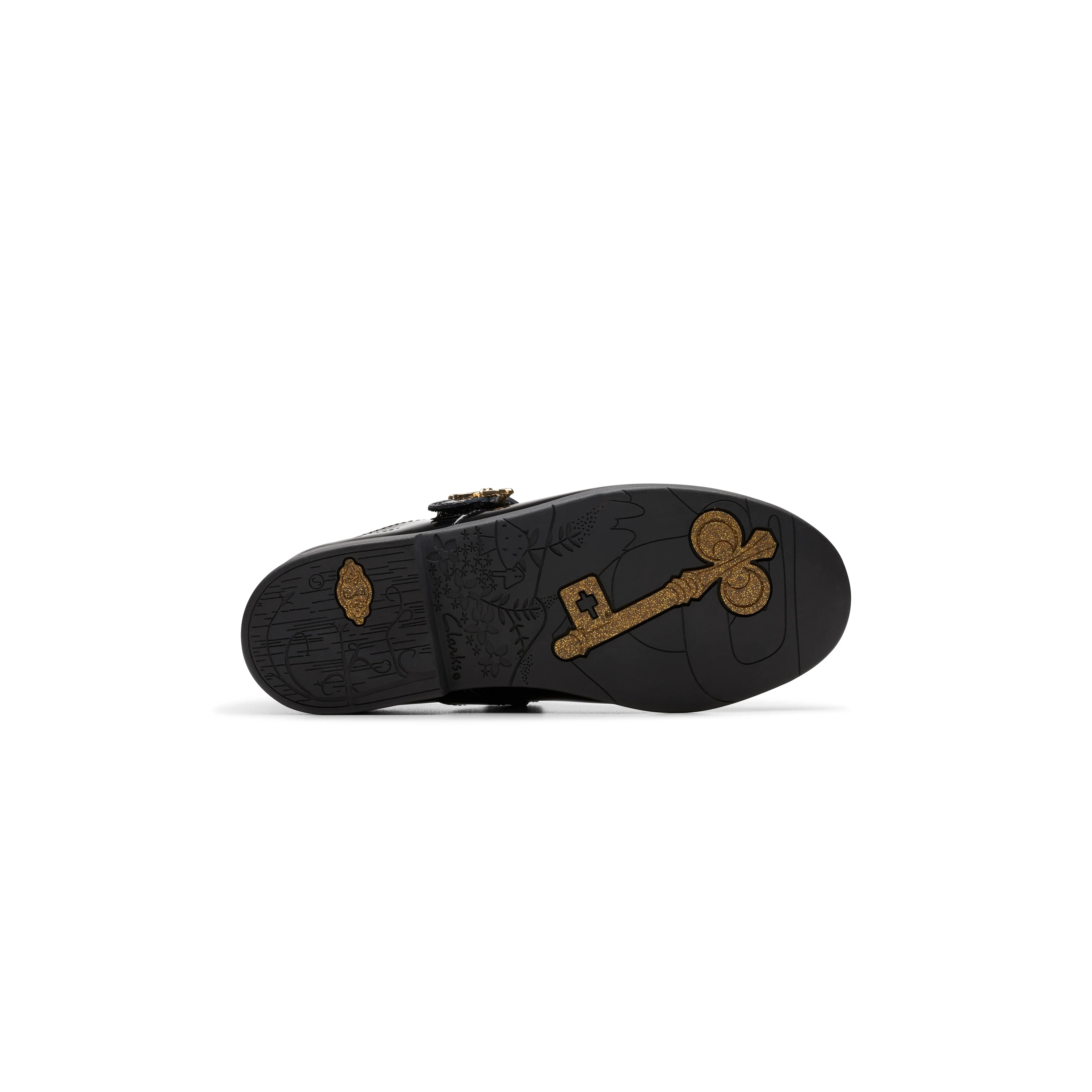 Girls - Lock Shine Kid. Black Patent - Image 3
