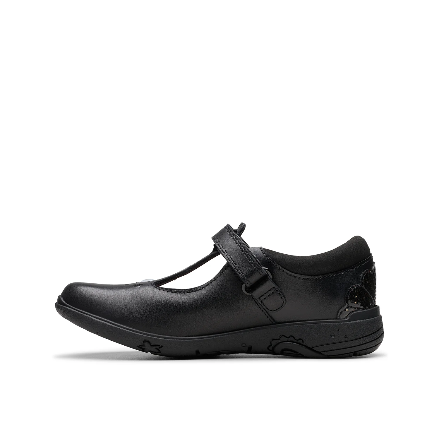 Girls - Relda Gem Kid. Black Leather - Image 2