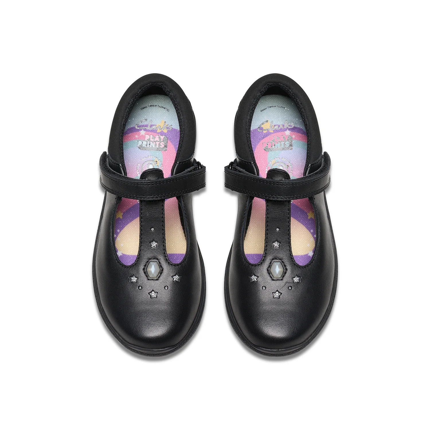 Girls - Relda Gem Kid. Black Leather - Image 6