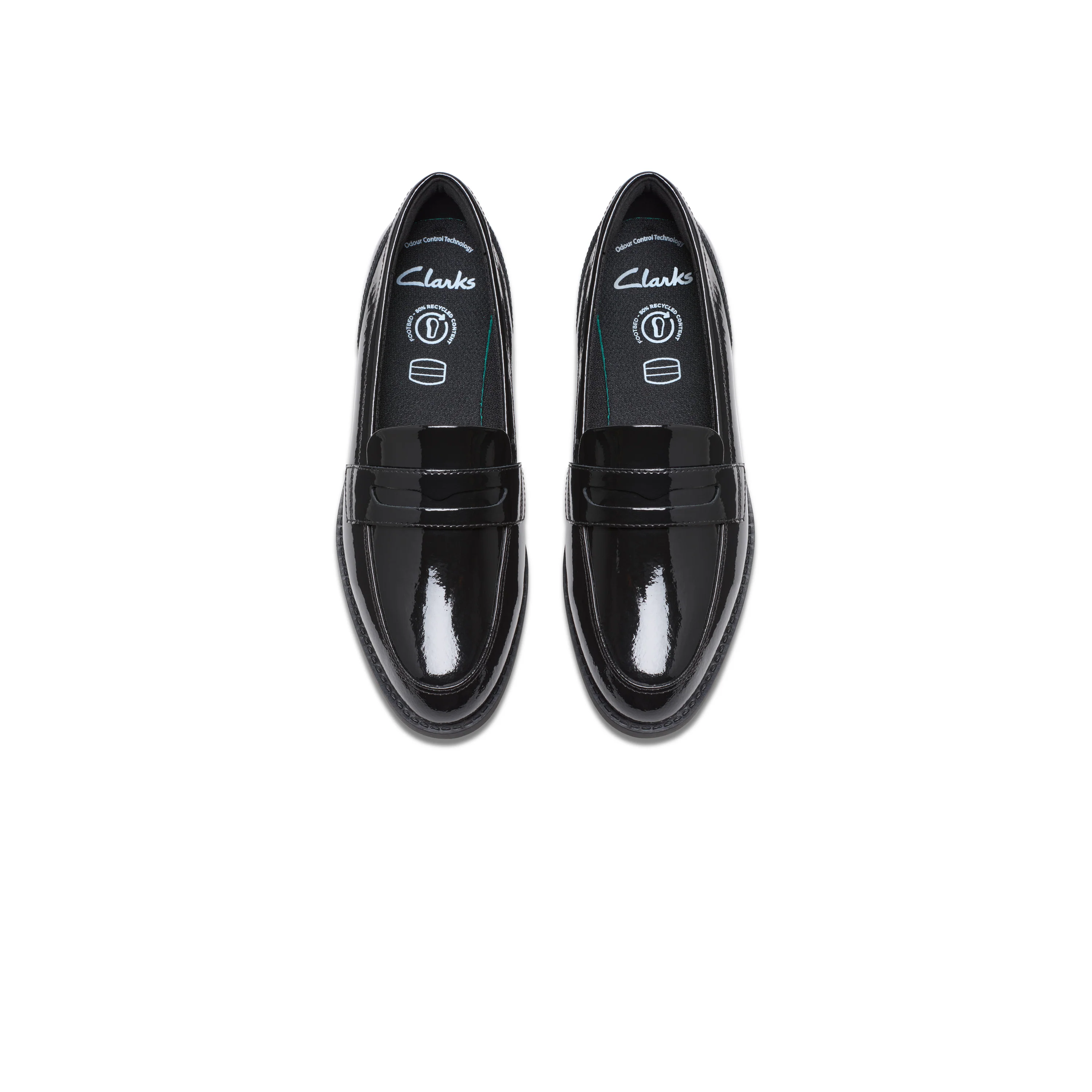 Girls - Tapa Edge Youth. Black Patent - Image 6