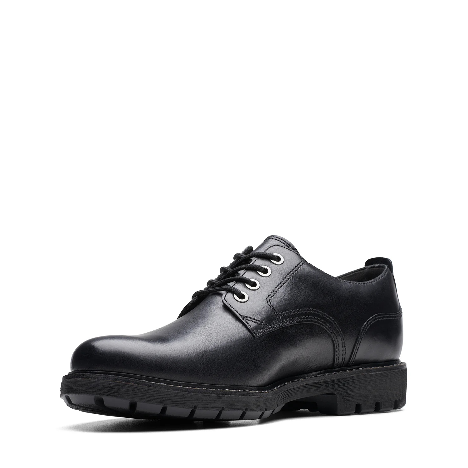 Mens - Batcombe Tie Black Leather - Image 4
