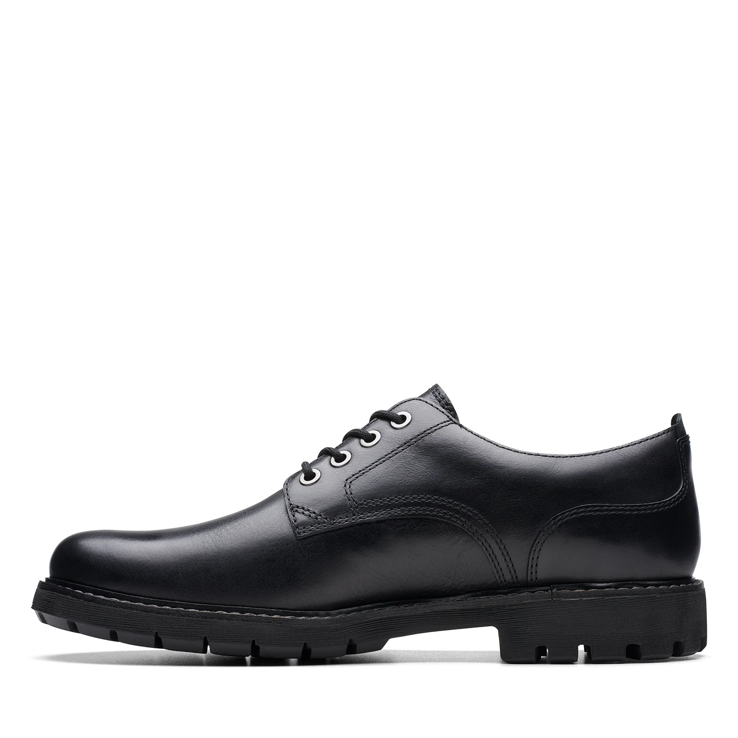 Mens - Batcombe Tie Black Leather - Image 5