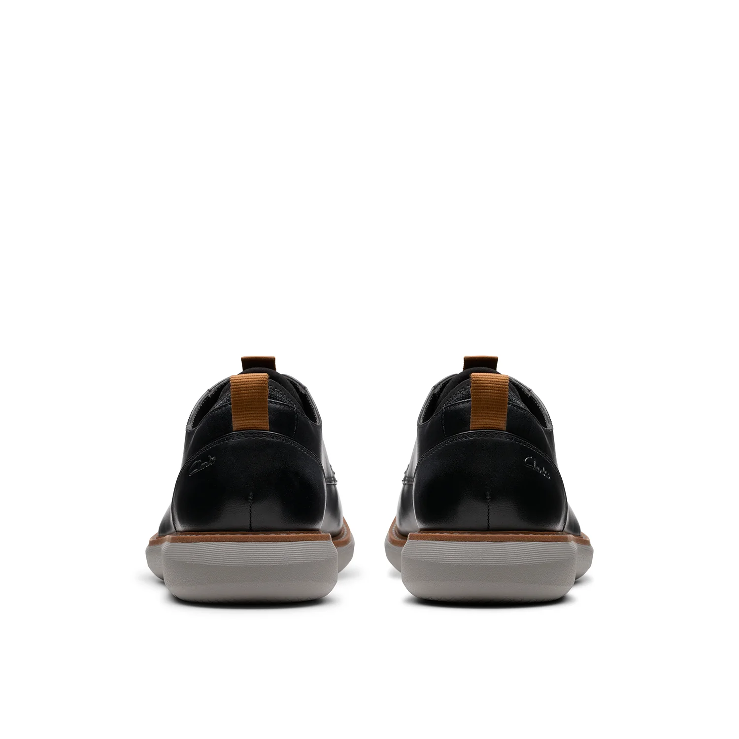 Mens - Brantin Plain Black Leather - Image 5