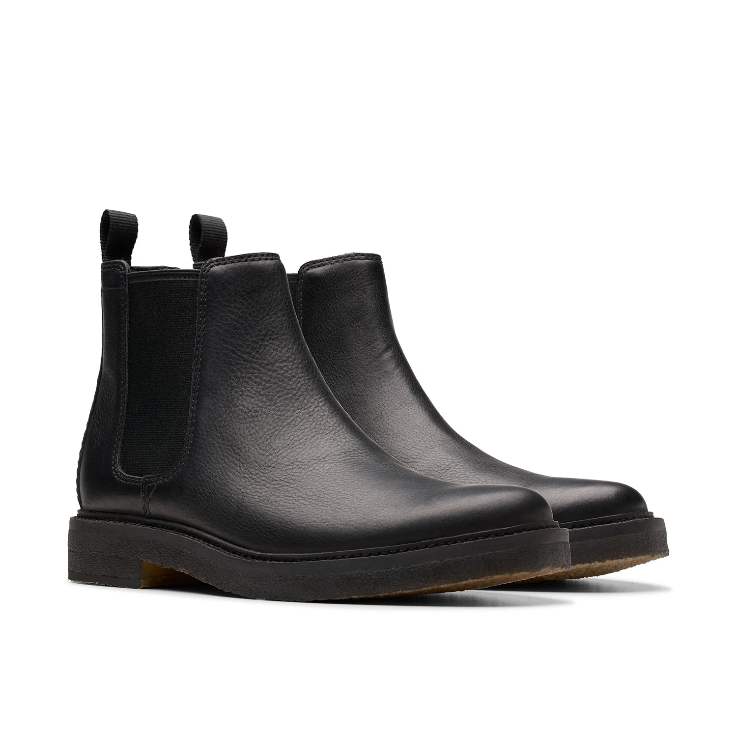 Mens - Clarkdale Easy Black Leather - Image 4