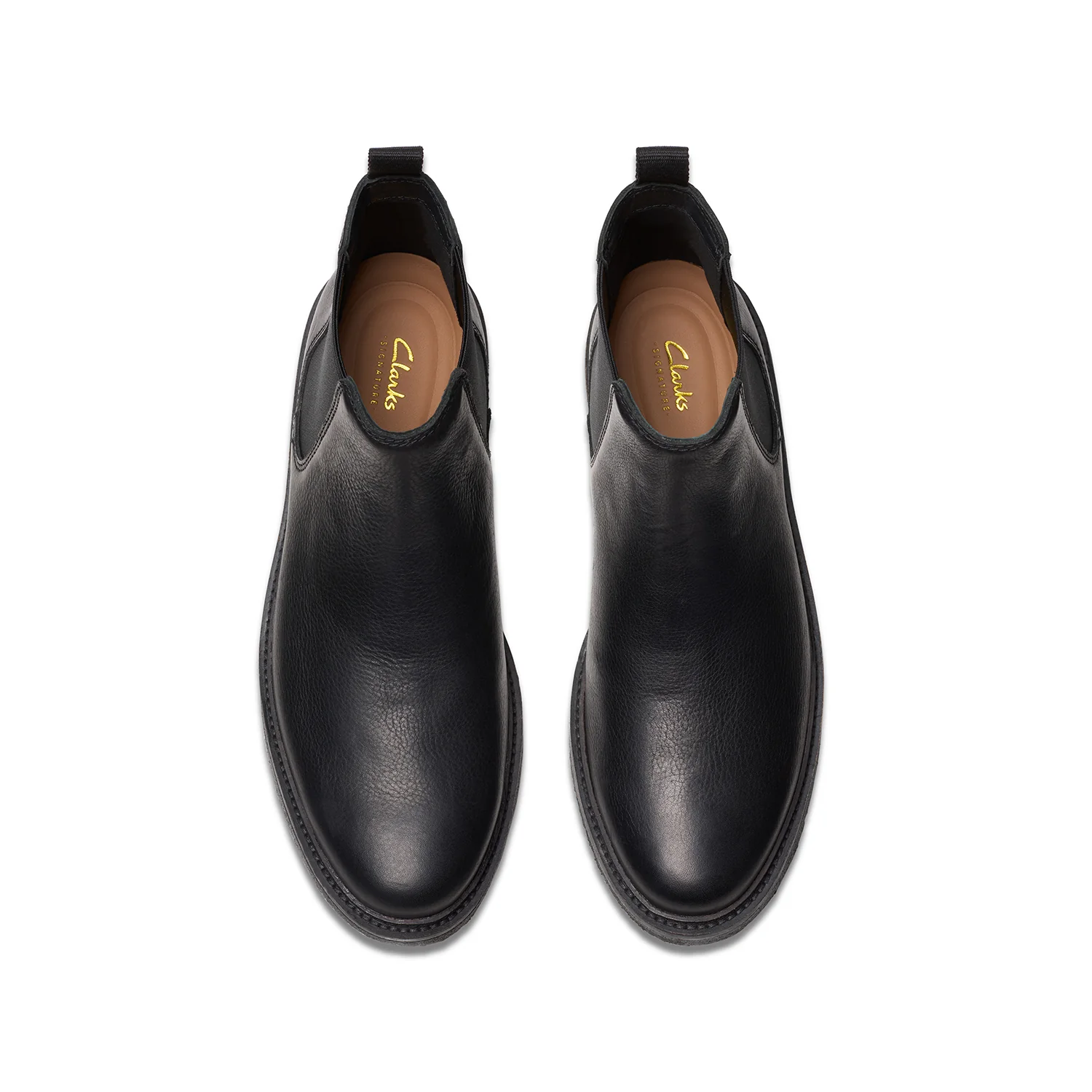 Mens - Clarkdale Easy Black Leather - Image 6