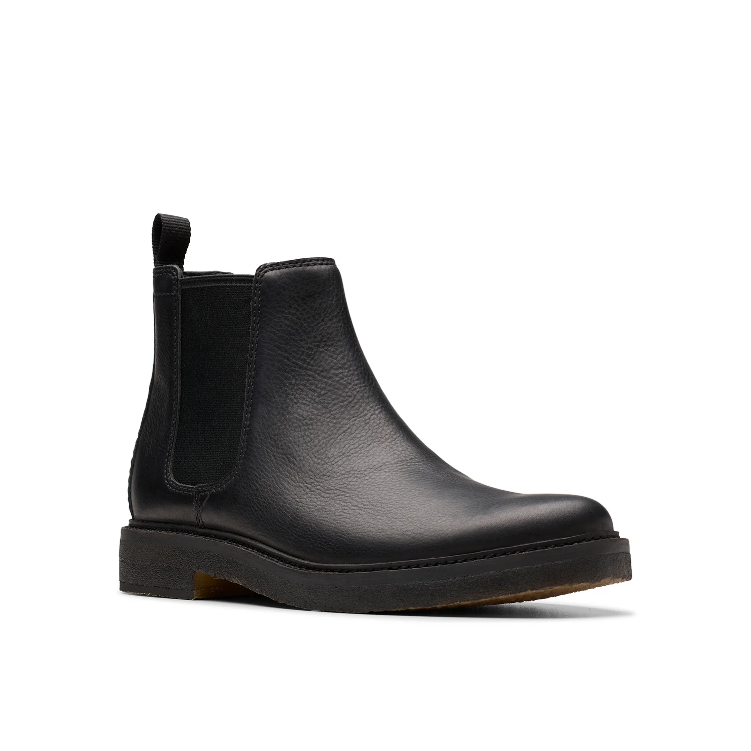 Mens - Clarkdale Easy Black Leather - Image 7