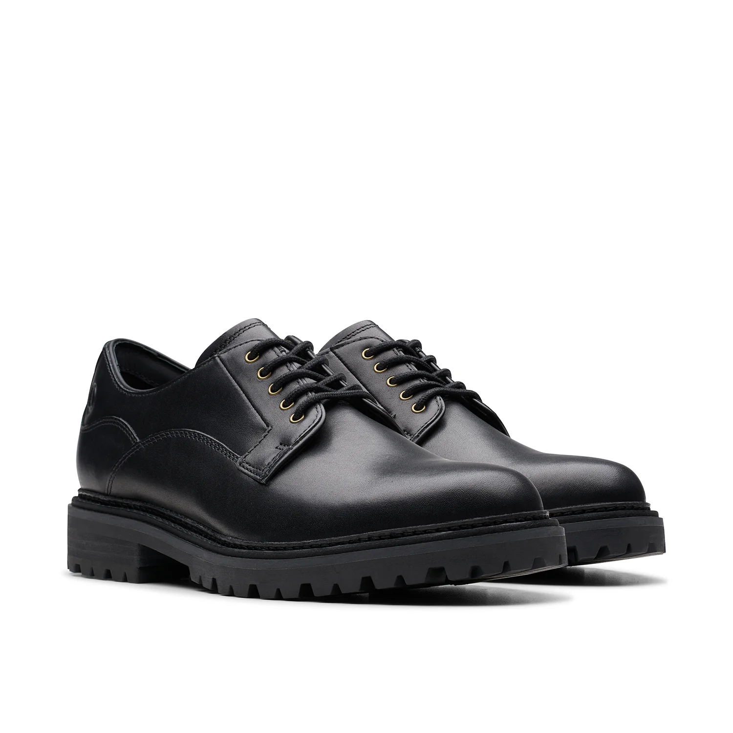 Mens - Clarkridge Lo Black Leather - Image 4