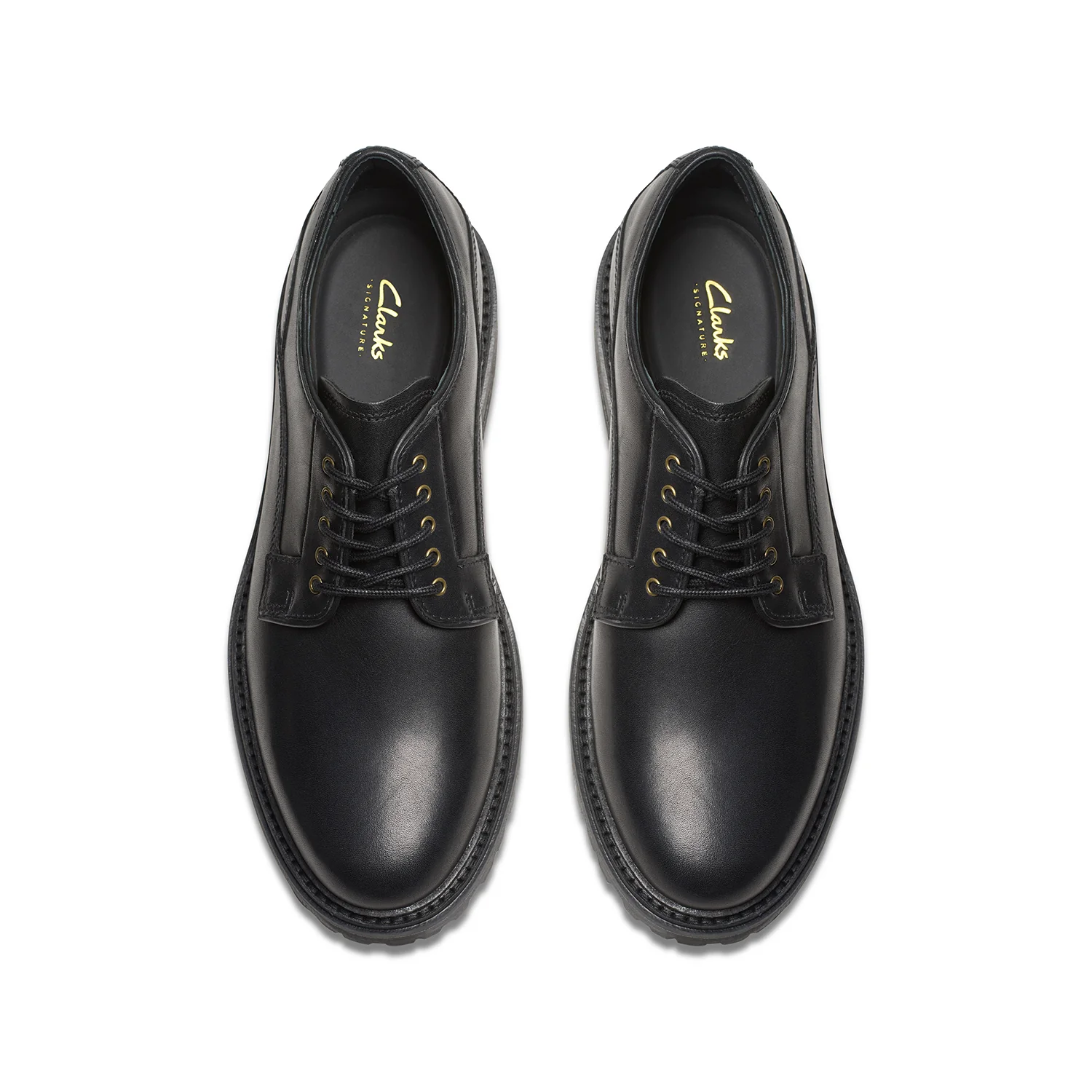 Mens - Clarkridge Lo Black Leather - Image 6