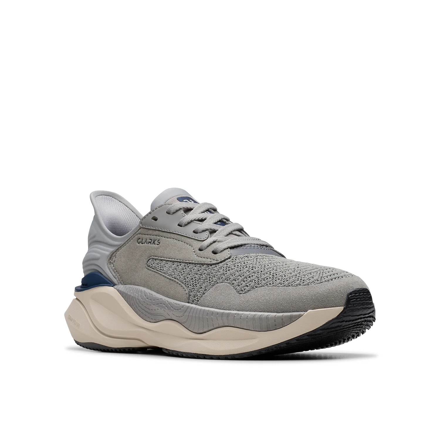 Mens - Clarks Pace Grey - Image 4