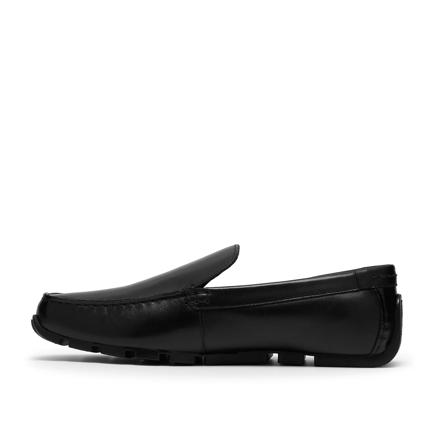 Mens - Corsley Plain Black Leather - Image 2