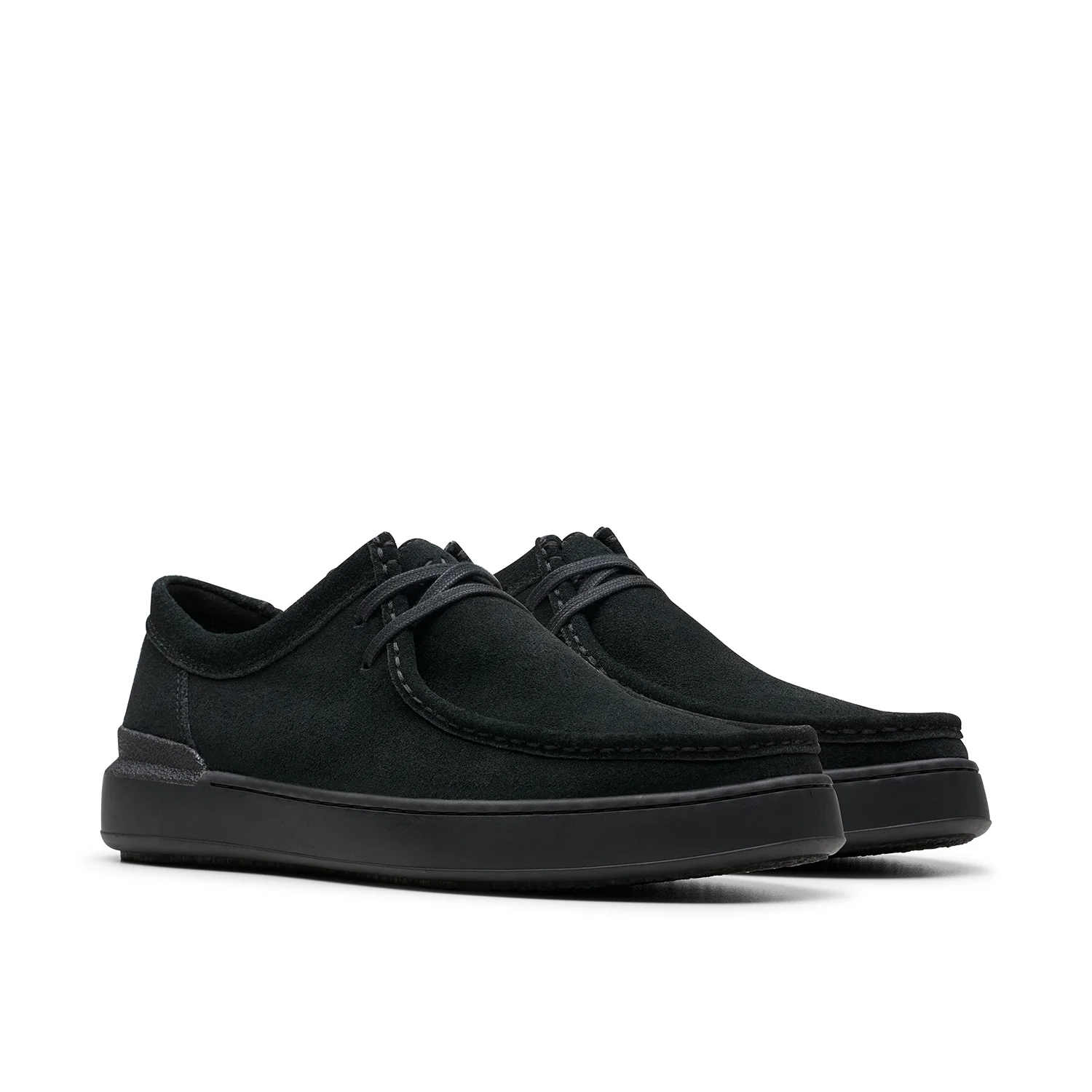 Mens - Courtlite Seam Black Suede - Image 4