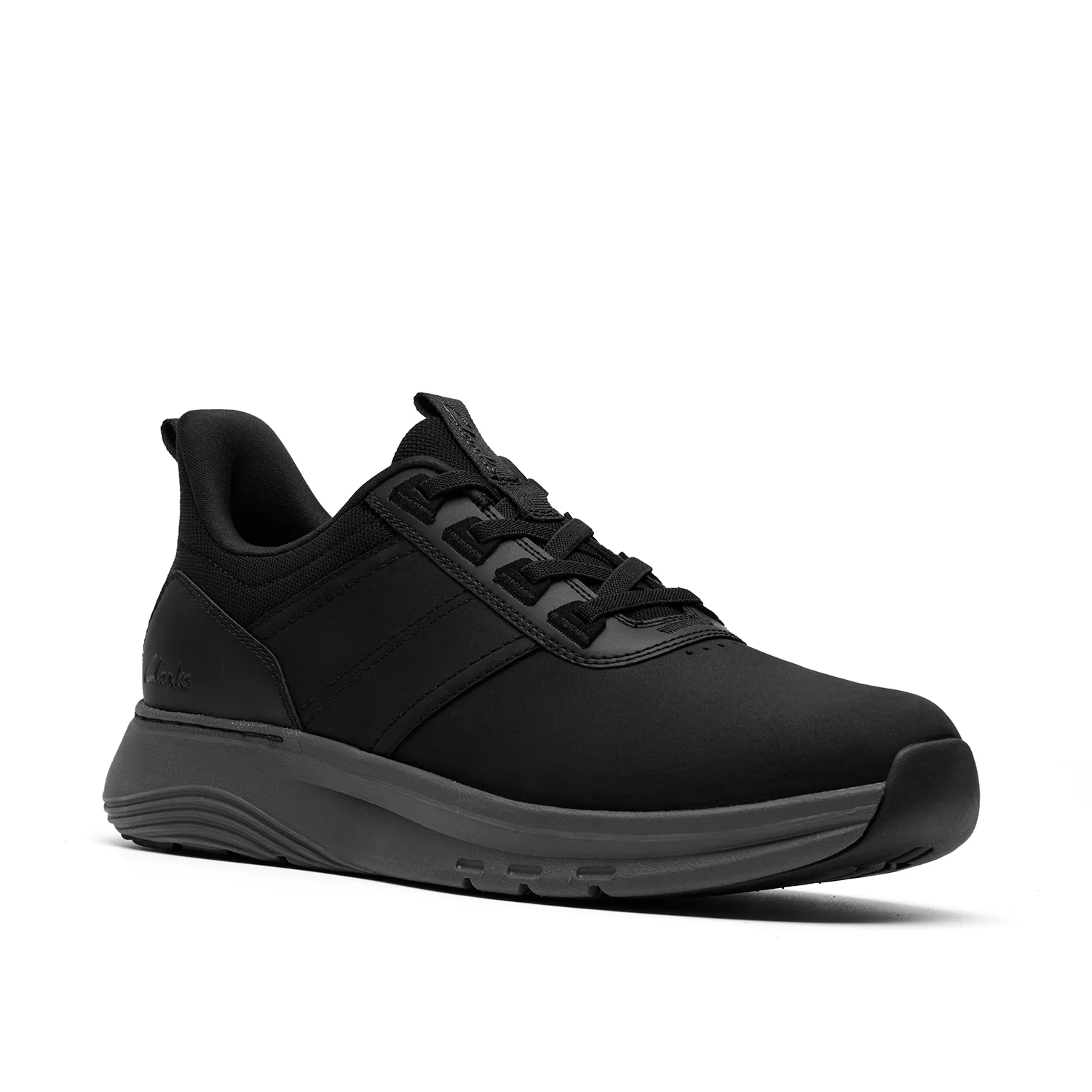 Mens - Motion Trek LX Black Leather - Image 4