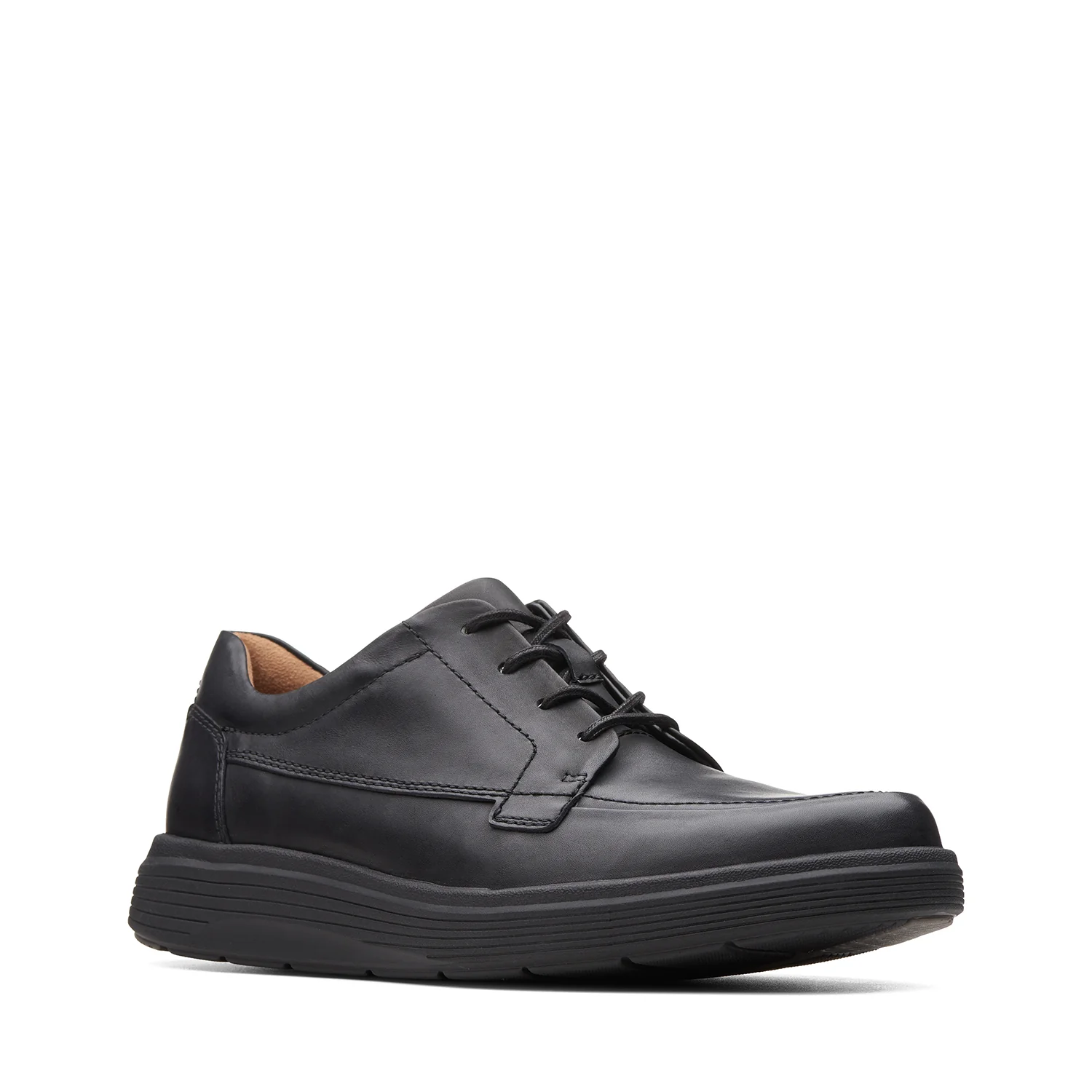 Mens - Un Abode Ease  Black Leather - Image 2