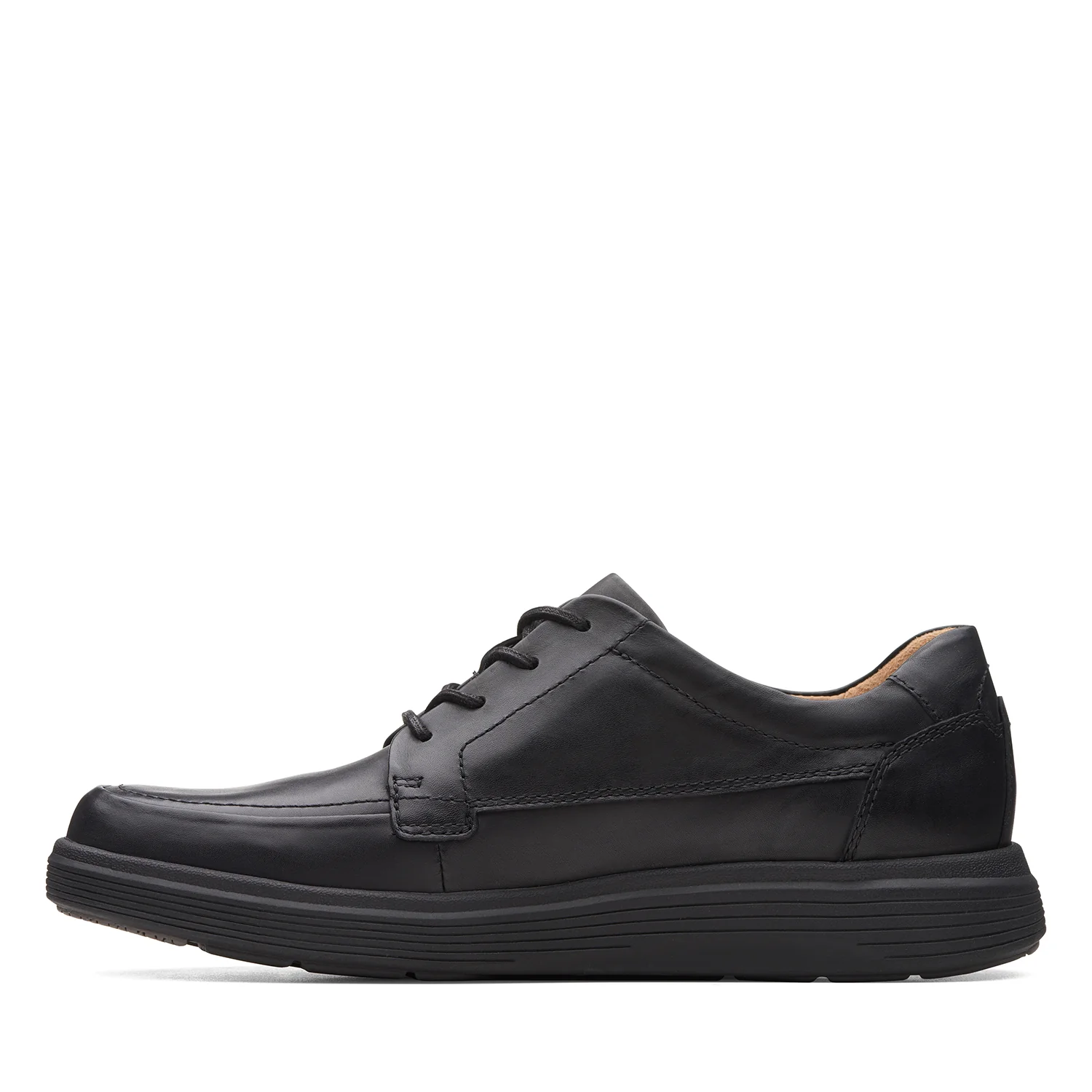 Mens - Un Abode Ease  Black Leather - Image 5