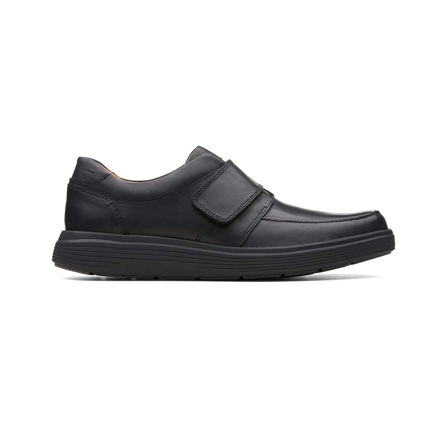 Mens - Un Abode Strap Black Leather
