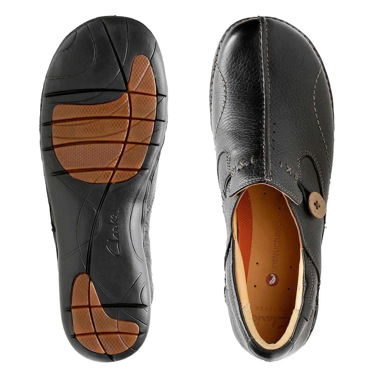 Womens - Un Loop Black Leather - Image 7