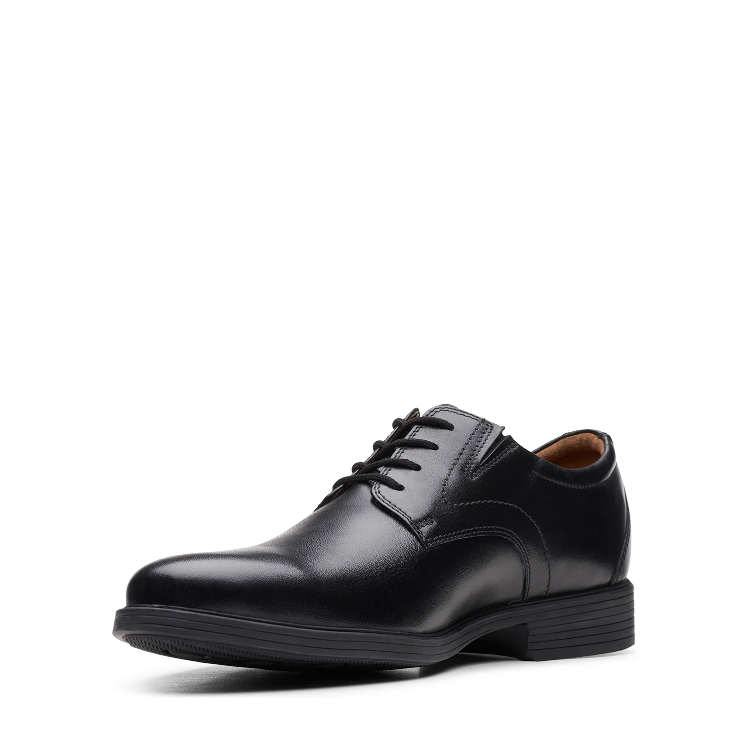 Mens - Whiddon Plain Black Leather - Image 4