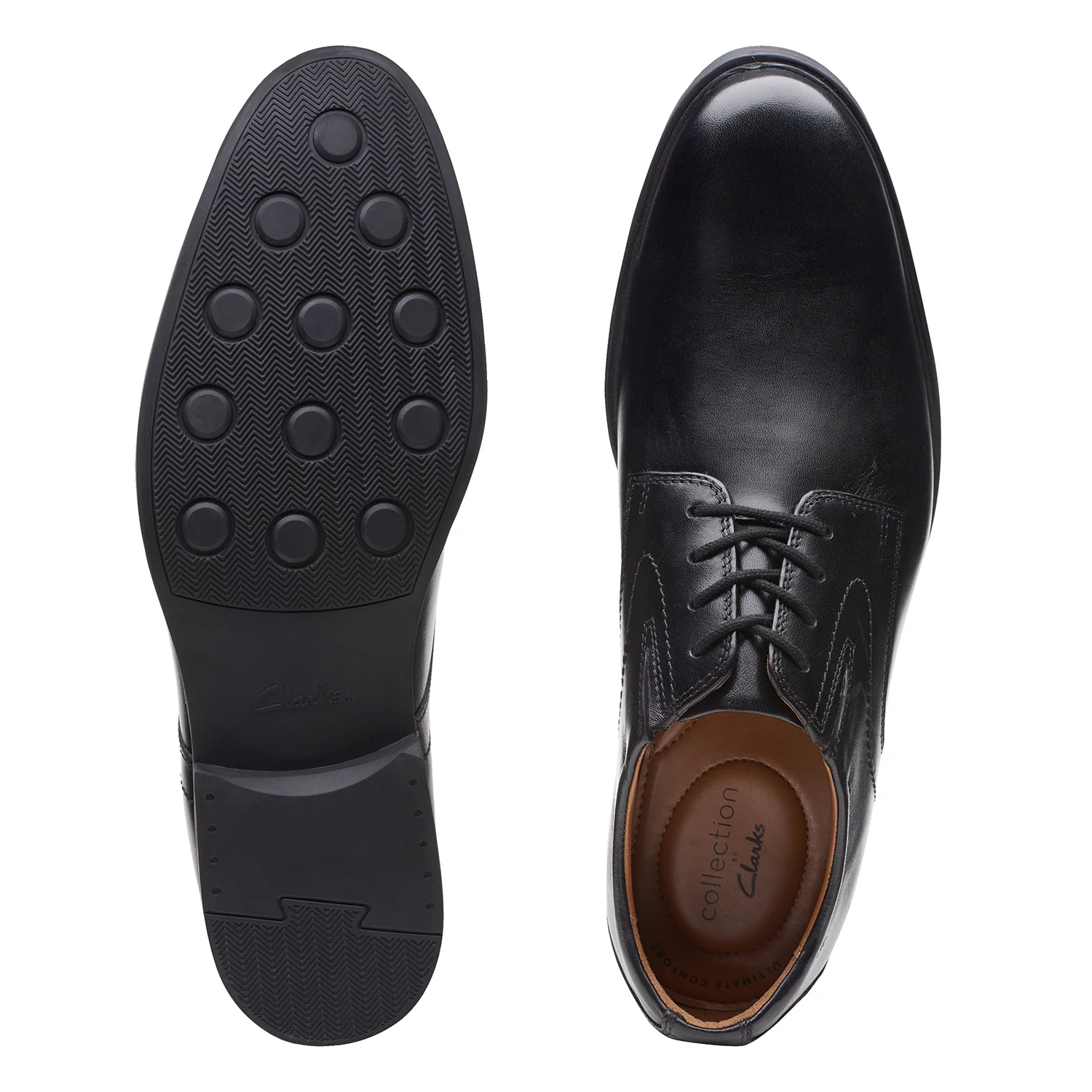 Mens - Whiddon Plain Black Leather - Image 7