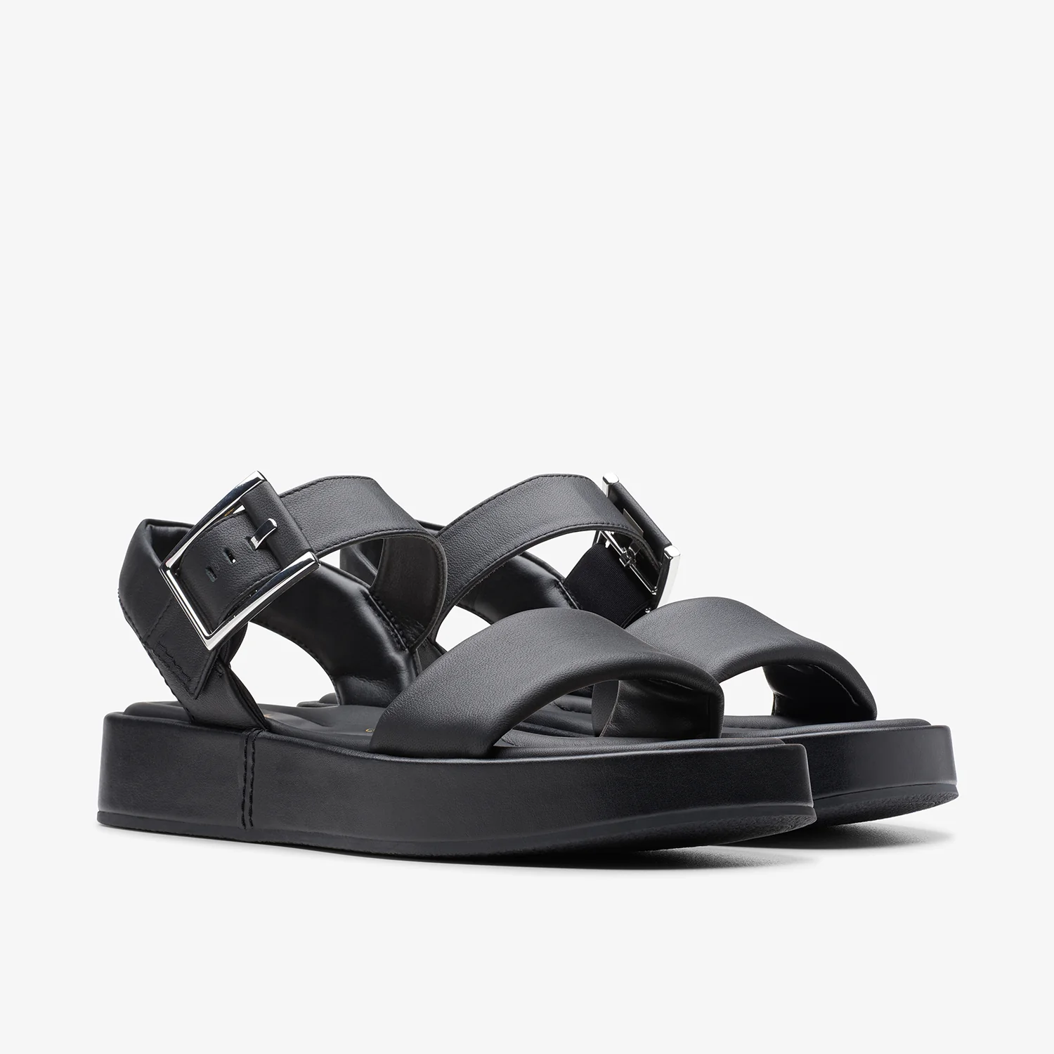 Womens - Alda Strap Black Leather - Image 4