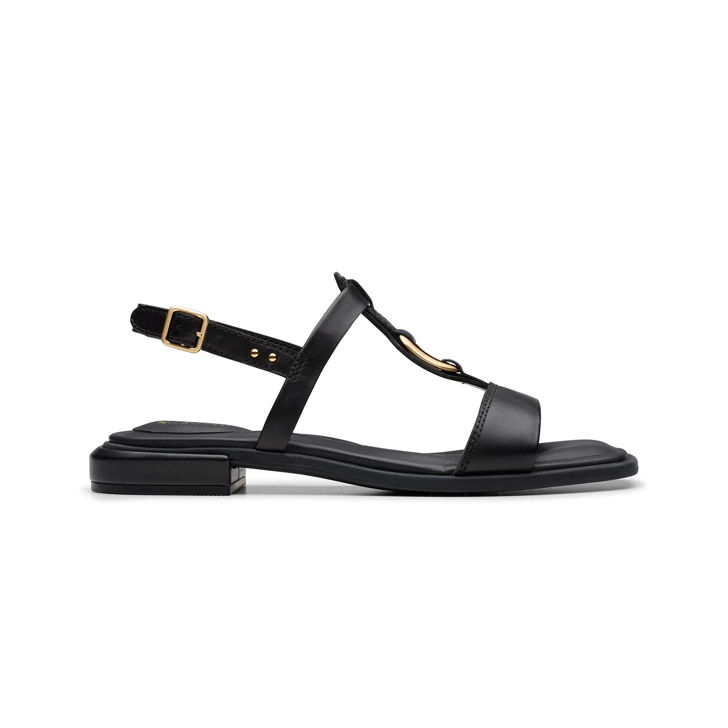 Womens Ariany Sling Black Leather
