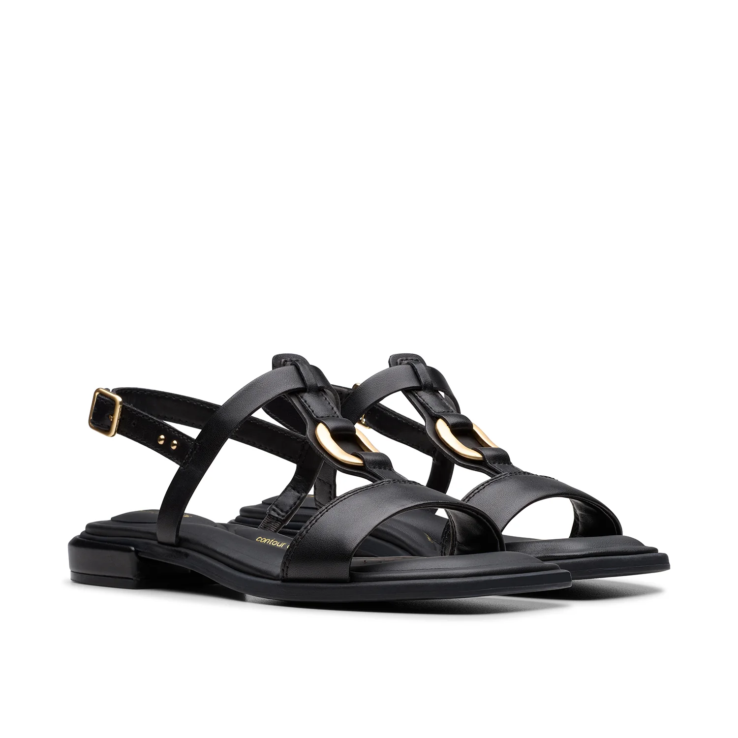 Womens Ariany Sling Black Leather - Image 4