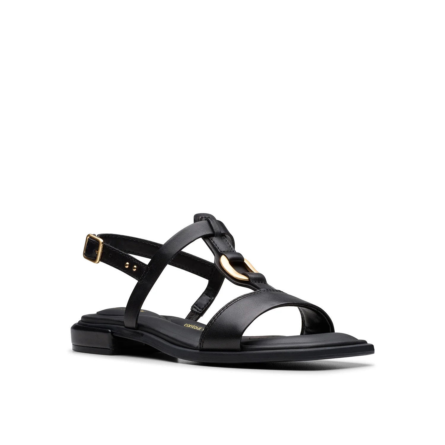 Womens Ariany Sling Black Leather - Image 7