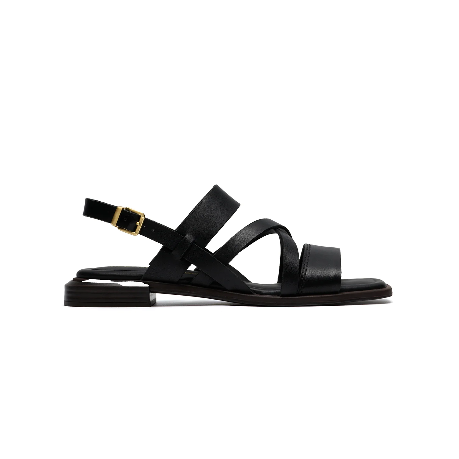 Womens - Ariany Strap Black Leather