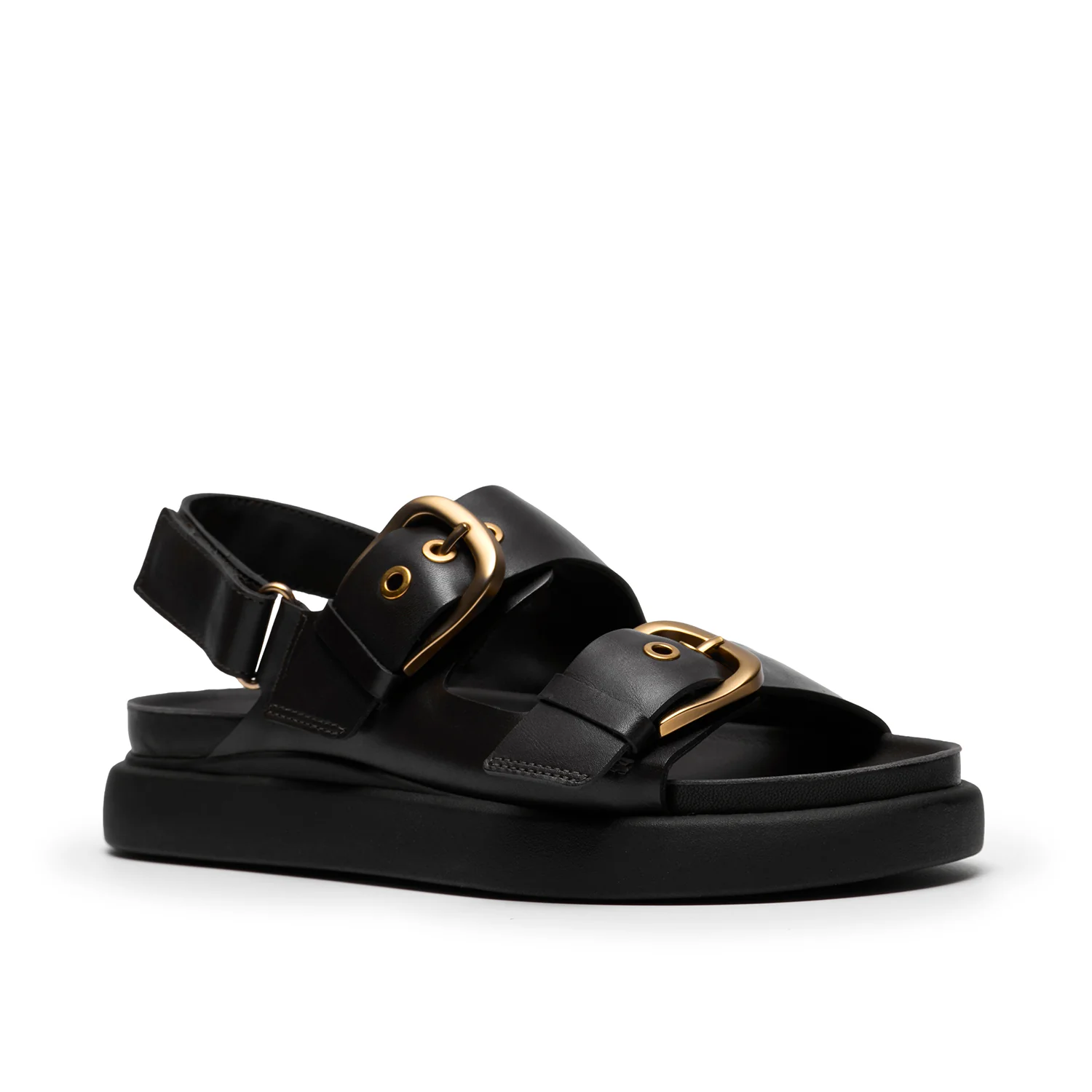 Womens - Aristella Bay Black Leather - Image 4