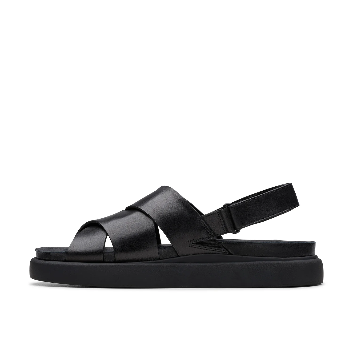 Womens Aristella Sun Black Leather - Image 2