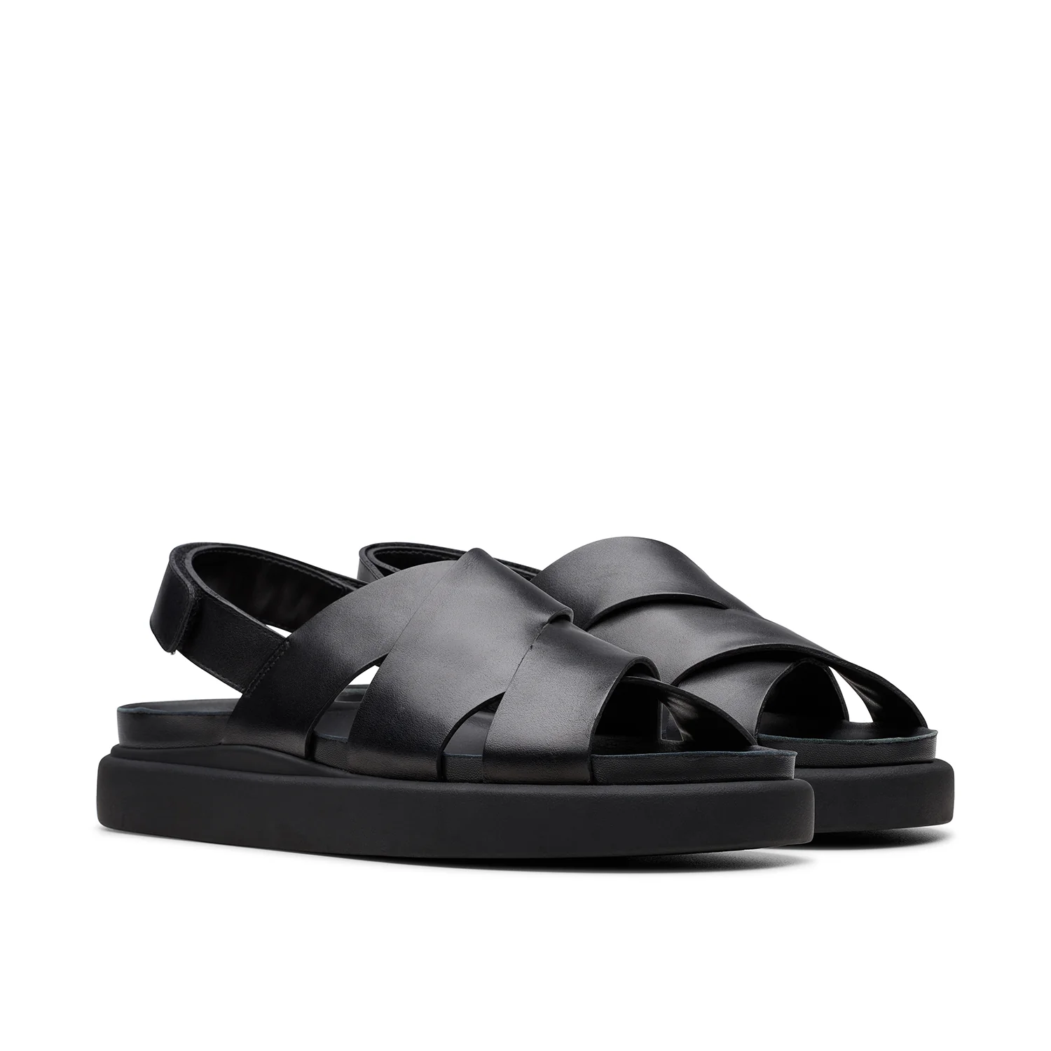 Womens Aristella Sun Black Leather - Image 4