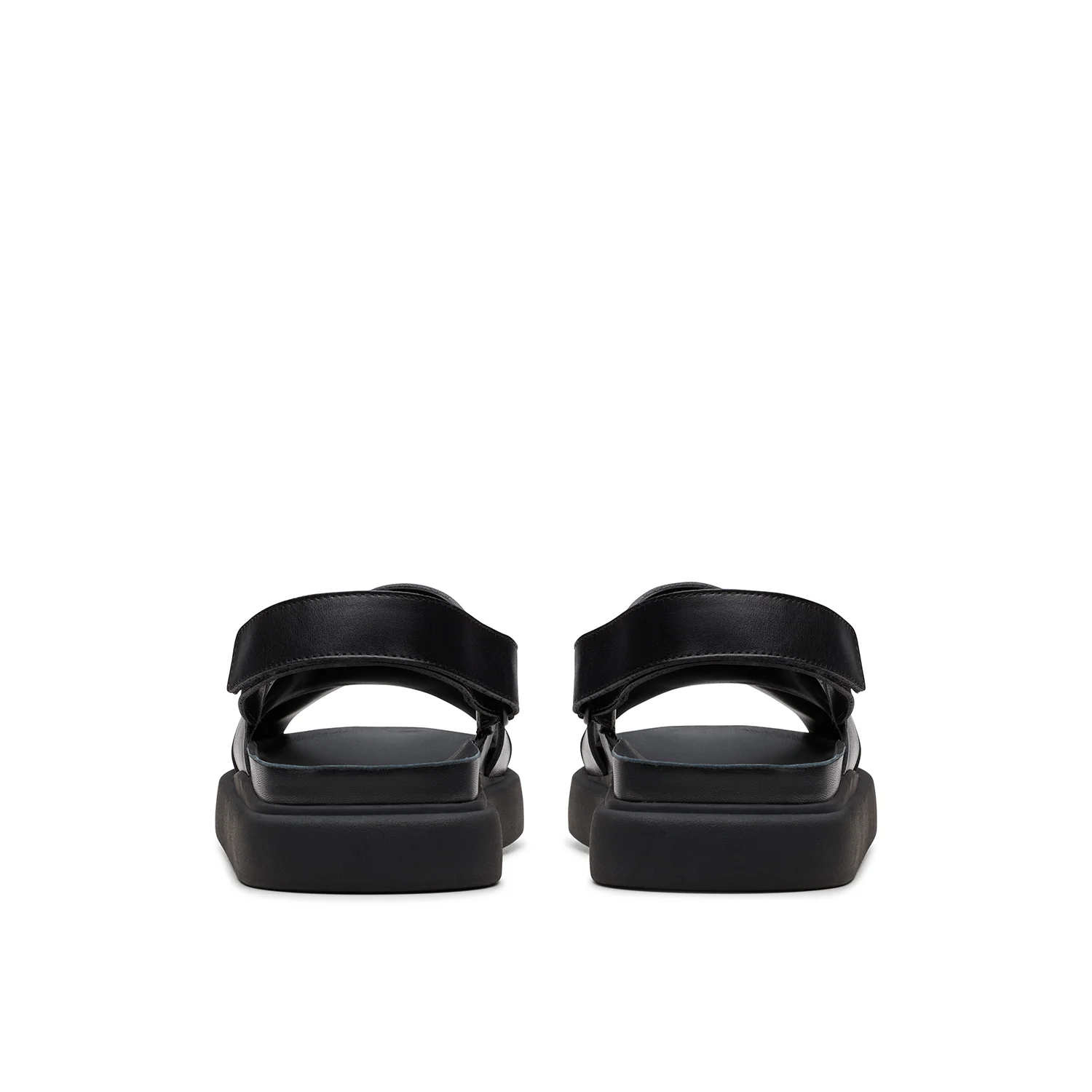 Womens Aristella Sun Black Leather - Image 5