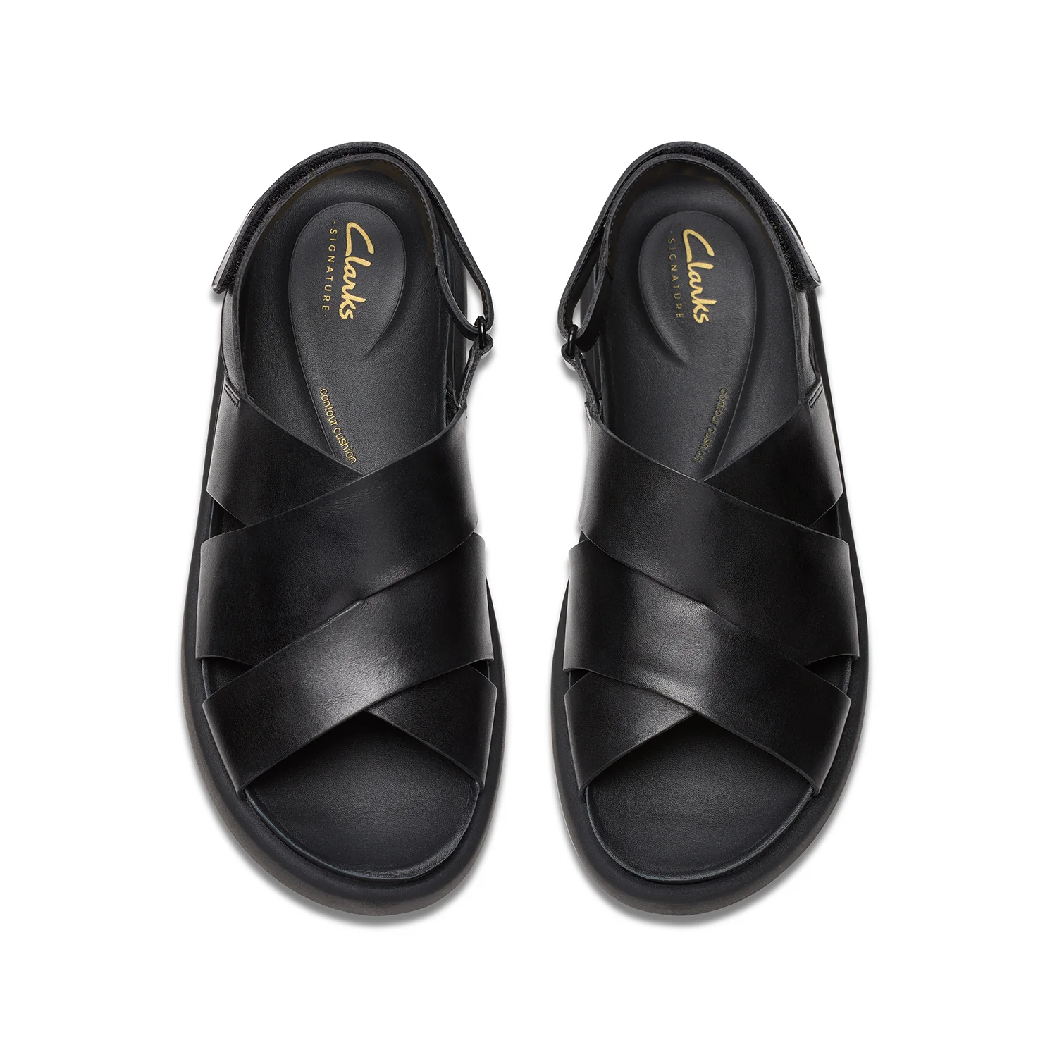 Womens Aristella Sun Black Leather - Image 6