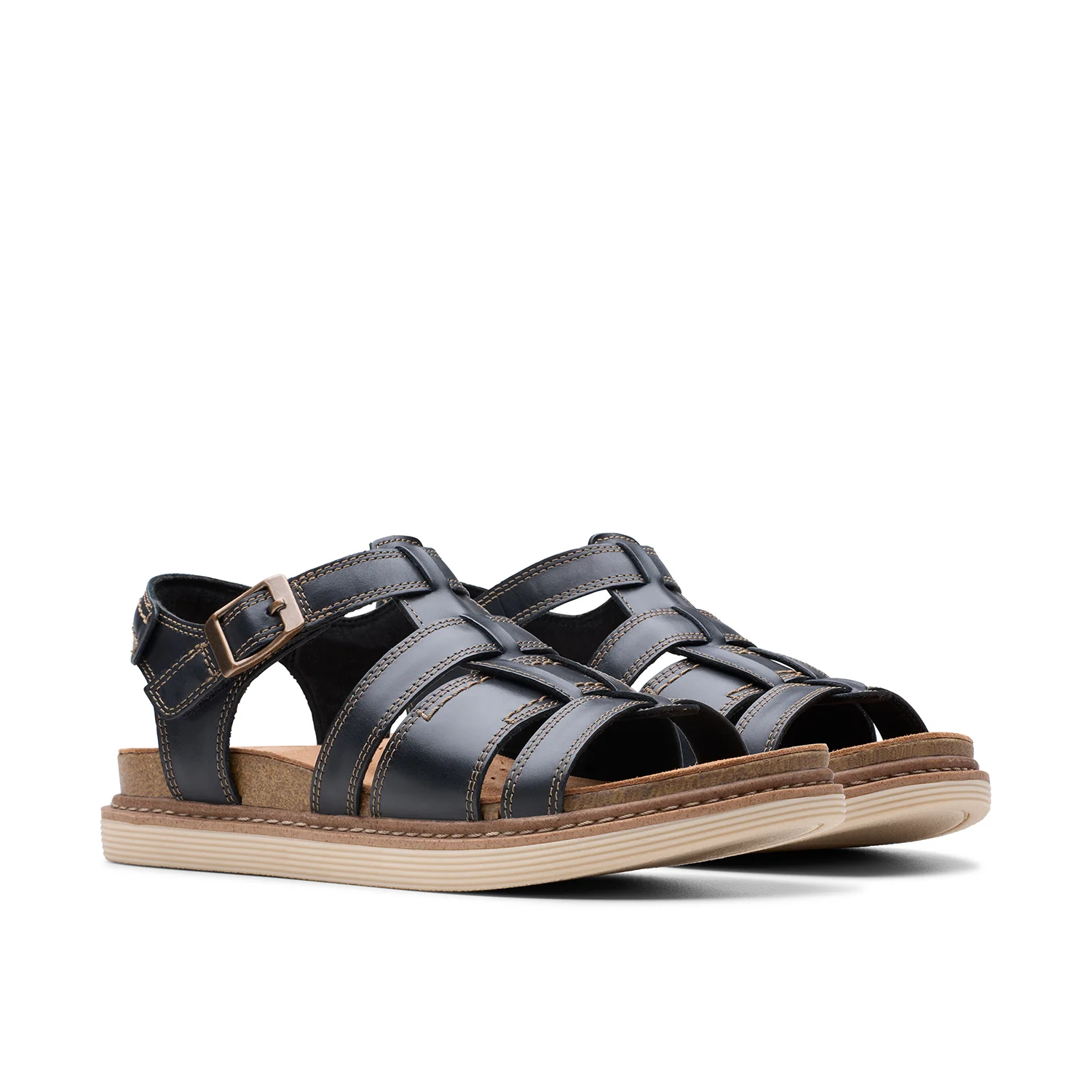 Womens Arwell Sun Black Leather - Image 4