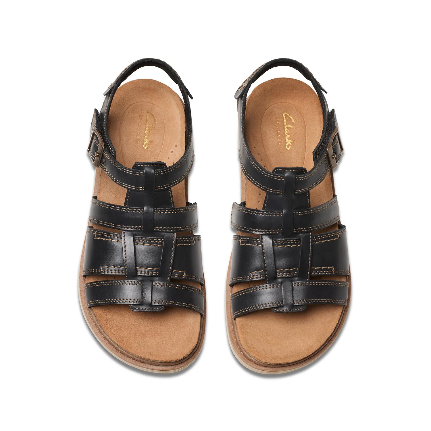 Womens Arwell Sun Black Leather - Image 6