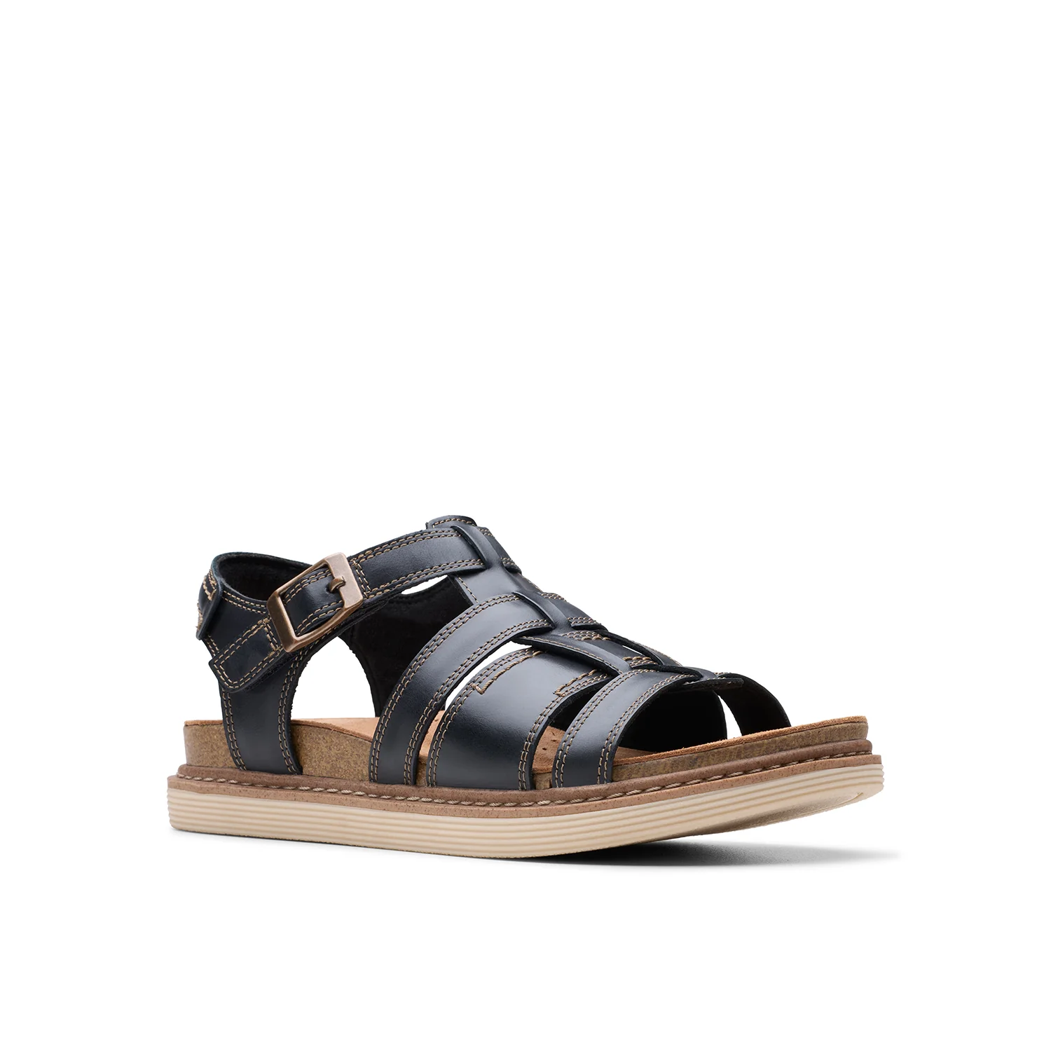 Womens Arwell Sun Black Leather - Image 7