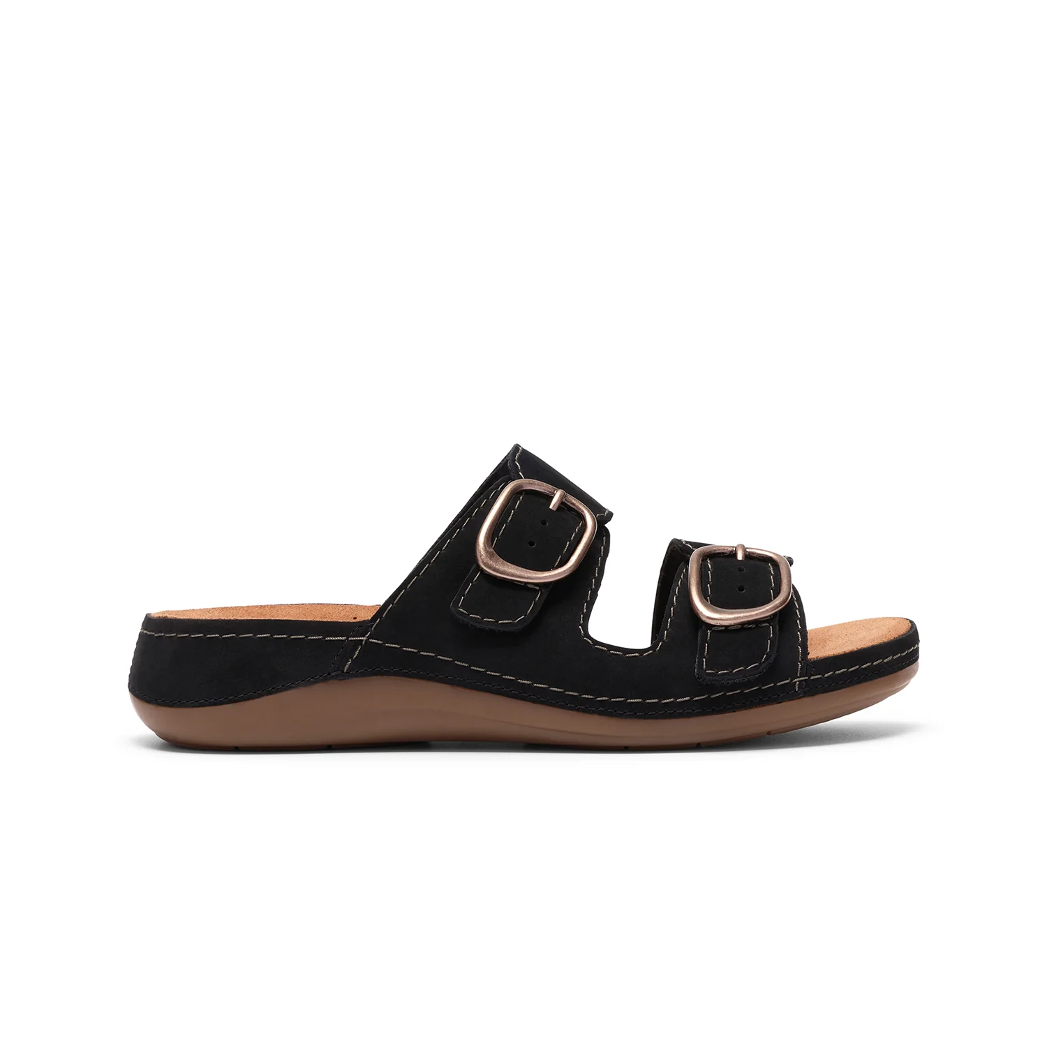 Womens - Cecily Step Black Nubuck