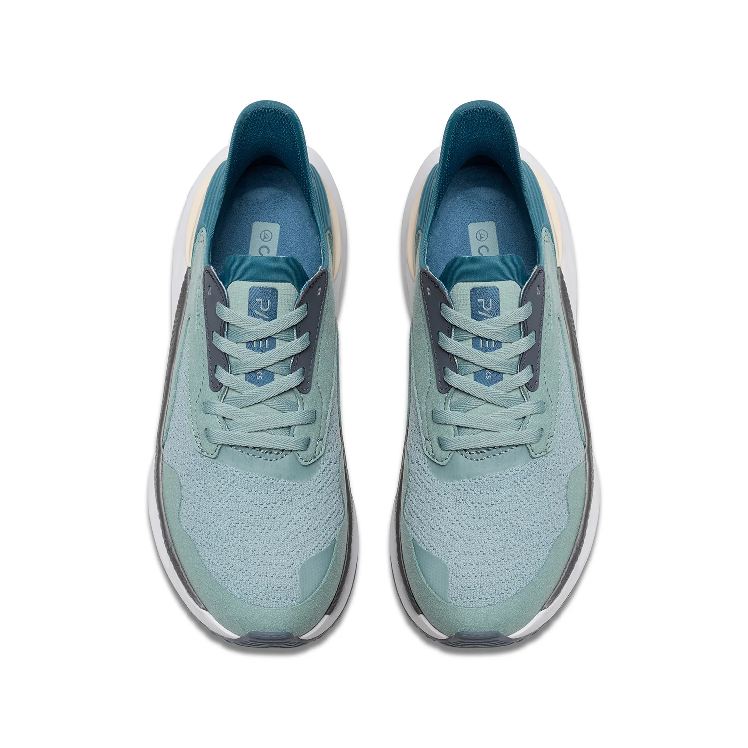 Womens - Clarks Pace Aqua Combination - Image 6