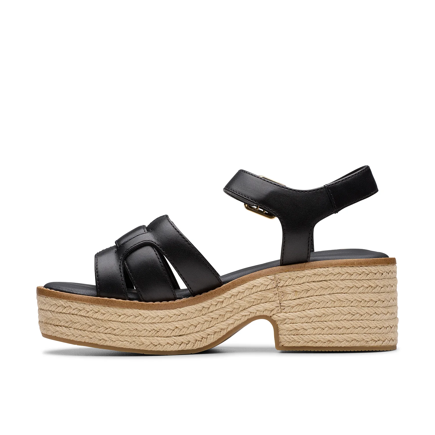 Womens Coledale Strap Black Leather - Image 2