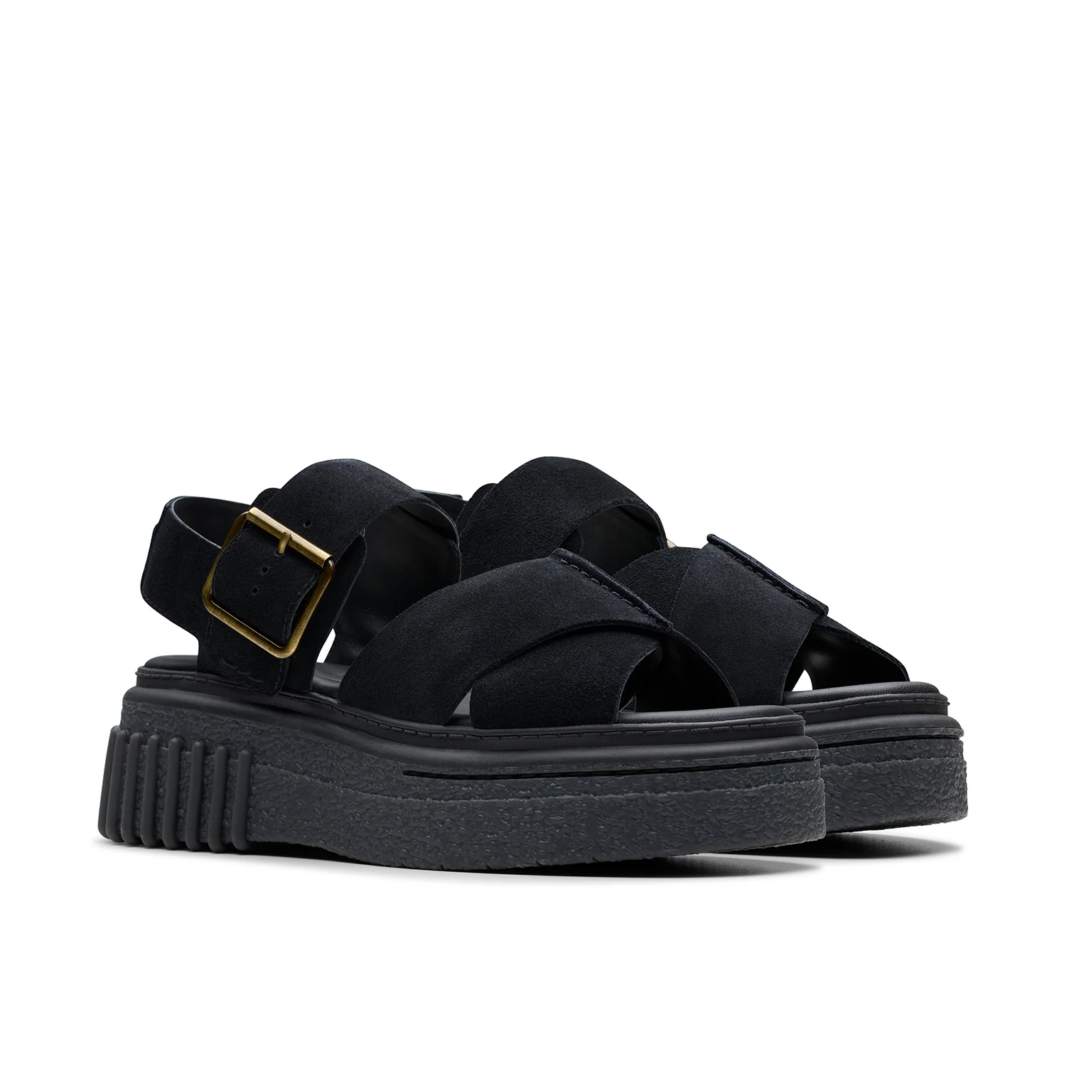 Womens Evamar Wish Black Suede - Image 4